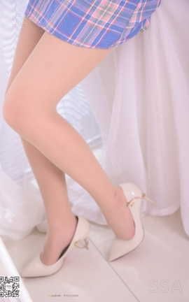 丝社SSA NO.172 小九妹妹 妹妹格子裙肉丝穿搭示范_丽丝库