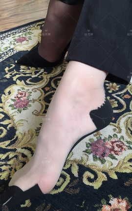 丝月神-2019.09.09长裤高跟灰咖丝_丽丝库