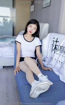 袜啵啵BoBoSocks NO.031 小奶熊-AJ板鞋白棉袜厚肉丝_丽丝库