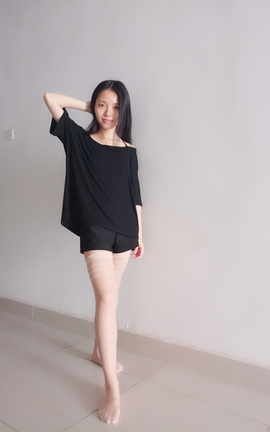 蕾蕾短丝套图-长筒袜_丽丝库