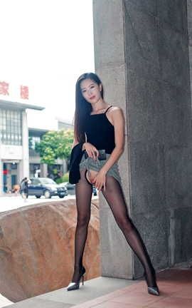 杨紫嫣-黑丝灰裙 part3_丽丝库