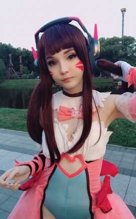 俄罗斯绝美coser RocksyLight 摄影 2018-08-22 Dv.a (Overwatch)_丽丝库