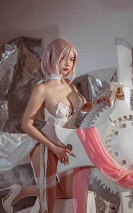 二佐Nisa fate玛修婚纱_丽丝库