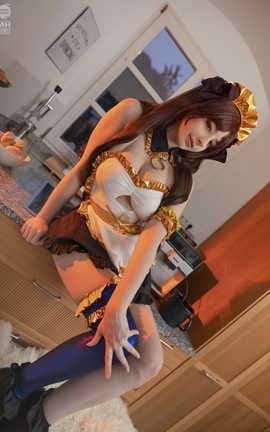 Mikomi Hokina-伊斯塔凛 女仆装_丽丝库