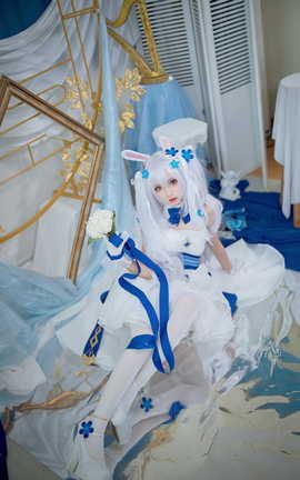 花柒Hana-拉菲花嫁&宫园熏粉裙_丽丝库