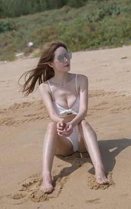 精选街拍作品 NO.0397 魂魂旅拍摄影作品 性感缕空泳装美女 part3_丽丝库