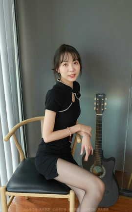 异思趣向IESS 2022.03.06 丝享家1020：团团《长腿黑色旗袍》_丽丝库