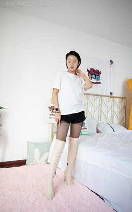 物恋传媒 NO.1034 小飞-高跟长靴、黑丝_丽丝库