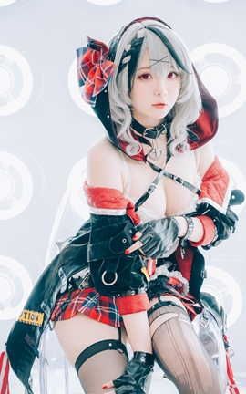 霜月shimo Pink Swimsuit_丽丝库