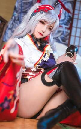 Momoko葵葵 欧根和服_丽丝库