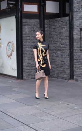 精选街拍作品 NO.1273 视觉冲击街拍作品 甜心美人_丽丝库