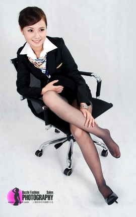 上海炫彩丝袜写真 No.161  阳阳_空姐制服_06