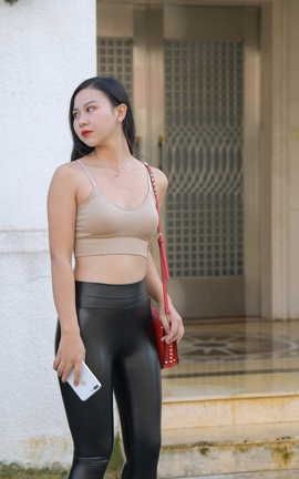 精选街拍作品 NO.0244 皮裤 中枪 part6_丽丝库