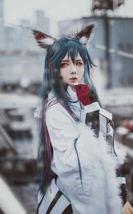 渊秧-明日方舟-德克萨斯-寒冬信使_丽丝库