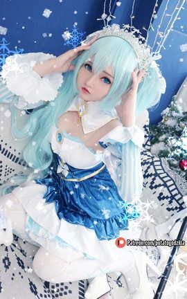 Potato Godzilla Snow Miku_丽丝库