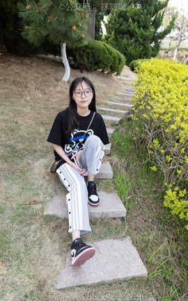 袜啵啵BoBoSocks NO.023 稚予-AJ白色短棉袜裸足_丽丝库