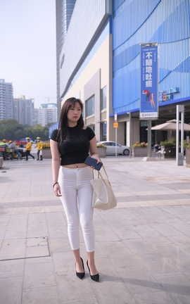 精选街拍作品 NO.0419 魂魂街拍作品 白裤 往事清零 part9_丽丝库