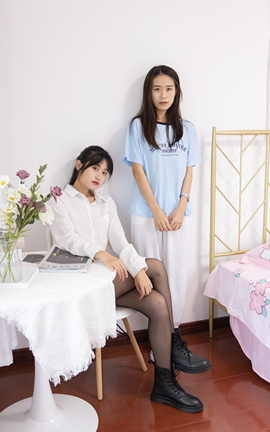 物恋传媒 NO.935 菜菜&小敏-天边的云_丽丝库