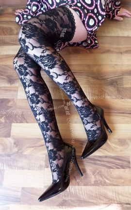 原味妖妖原创丝袜美腿套图-孔雀翎-2