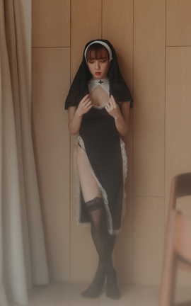 韩国写真DCP snaps Vanessa VOL.10 Halloween Nun_丽丝库