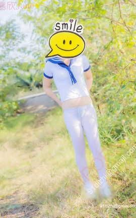 嘉欣Jane-白丝袜路边小树林玩耍写真.上_丽丝库