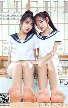 丽柜Ligui 2023.01.06 双生花-花季岁月 小熊＆汐汐_丽丝库