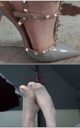 袜啵啵BoBoSocks NO.126 小甜豆-华伦天奴高跟鞋肉丝[1920X1080][]_丽丝库