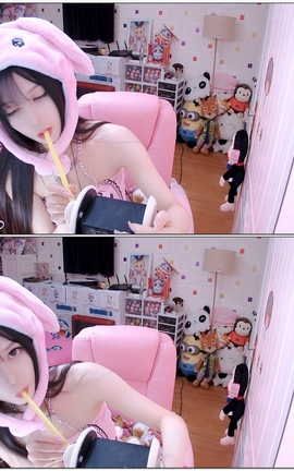 娜娜Sweet-吸管风暴+会动的兔耳朵[1920X1080][1分9秒]_丽丝库