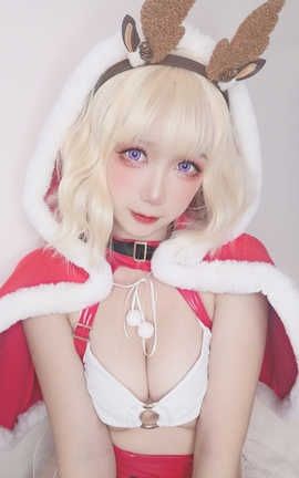 樱落酱-圣诞 自拍_丽丝库