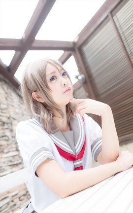 美少女COSerのらねこ露背毛衣 JK死库水写真-4