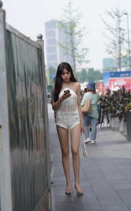 精选街拍作品 NO.1129 凯恩公爵作品 热裤大长腿 part3_丽丝库