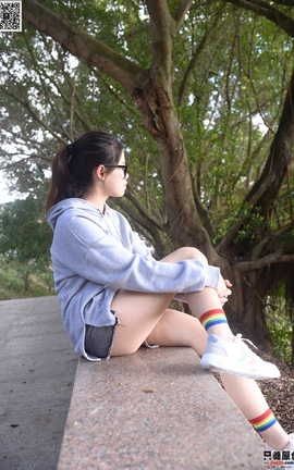 只糖棉袜 VOL.272 苏瑶 轻盈的蓝_丽丝库