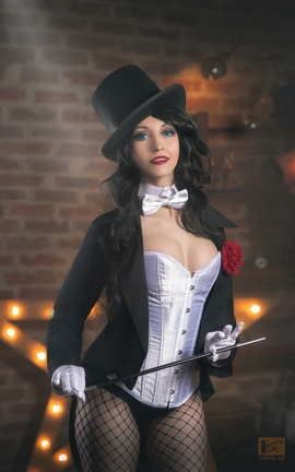 Zatanna国外小姐姐cosply Zatanna_丽丝库