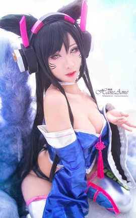 HaneAme雨波-Ahri, the Nine-Tailed Fox2_丽丝库